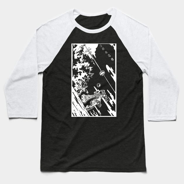 Lynel Run (LIGHT) Baseball T-Shirt by VeryWellVary